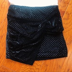 Zara black mini skirt